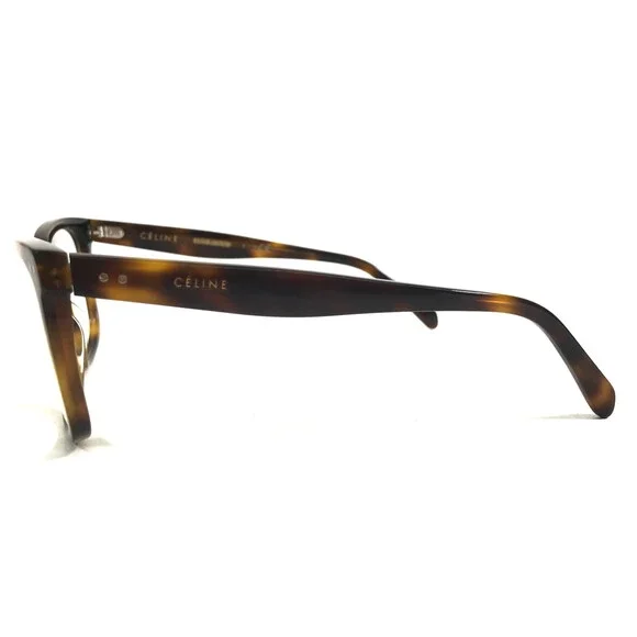 Celine Eyeglasses Frames CL50020I 053 Tortoise Brown Cat Eye Full Rim 53-17-140 - Picture 5 of 11